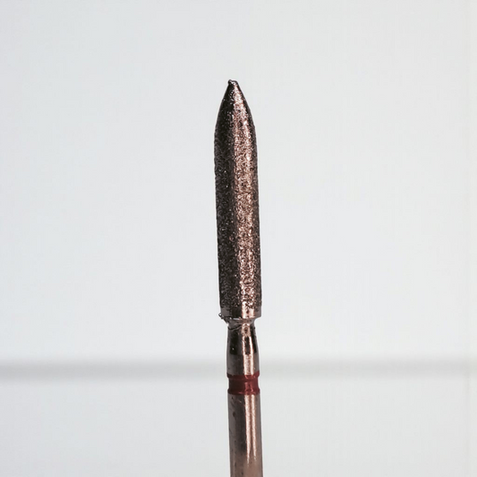 #89 Diamond L Pointed Cylinder Cuticle Bit