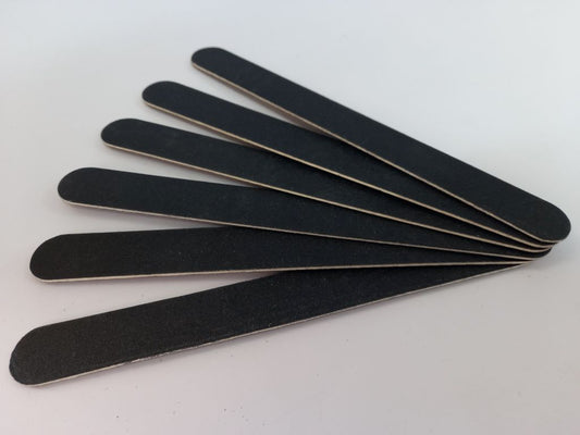 Straight Nail File Black 3mm Thin 240/320