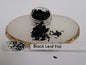 Nail Art Leaf Foil Black