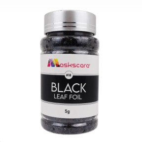 Black-Metallic Leaf Foil pots (5G)