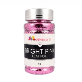 Bright Pink -Metallic Leaf Foil pots (5G)
