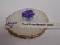 Butterfly Glitter Dark Blue Purple Mix