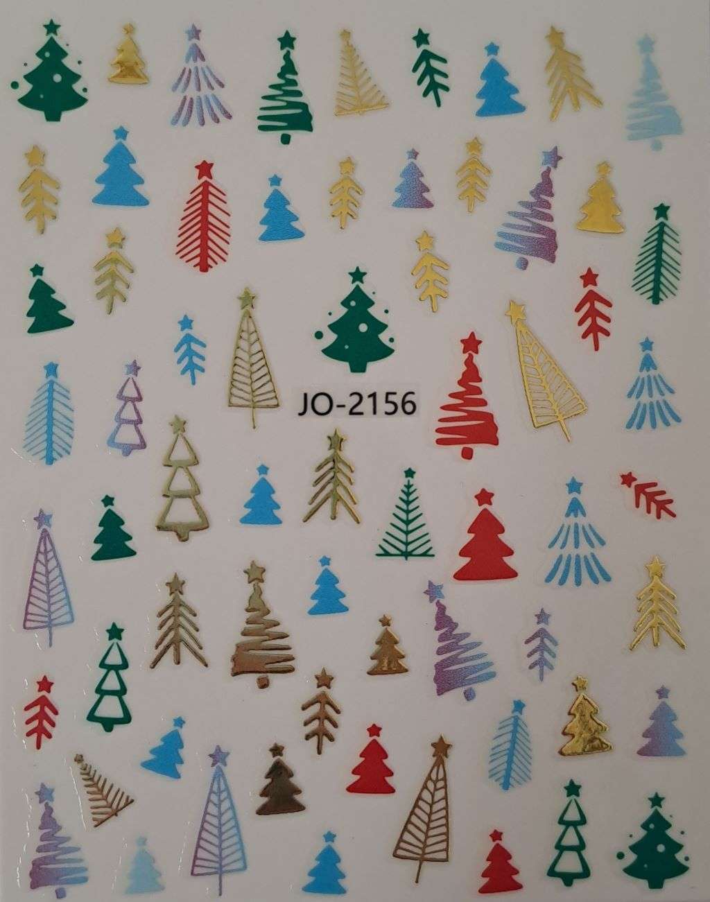 Christmas Nail Art Sticker JO-2156