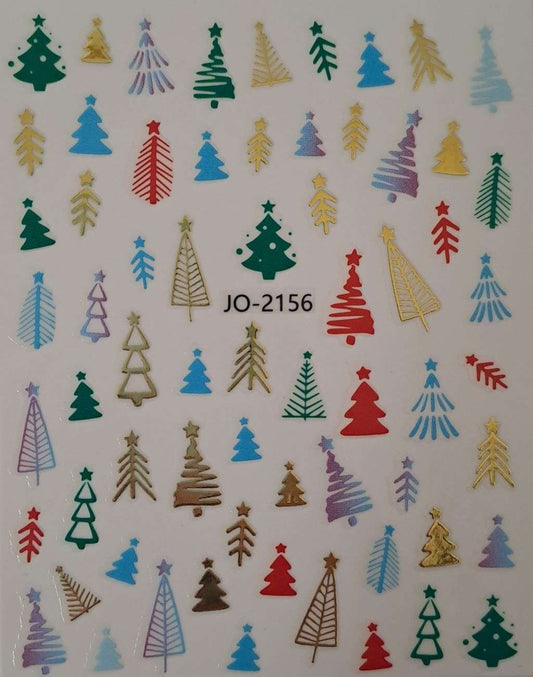 Christmas Nail Art Sticker JO-2156