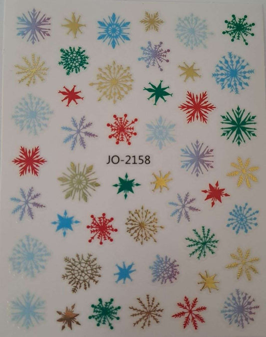 Christmas Nail Art Sticker JO-2158
