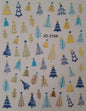 Christmas Nail Art Sticker JO-2164
