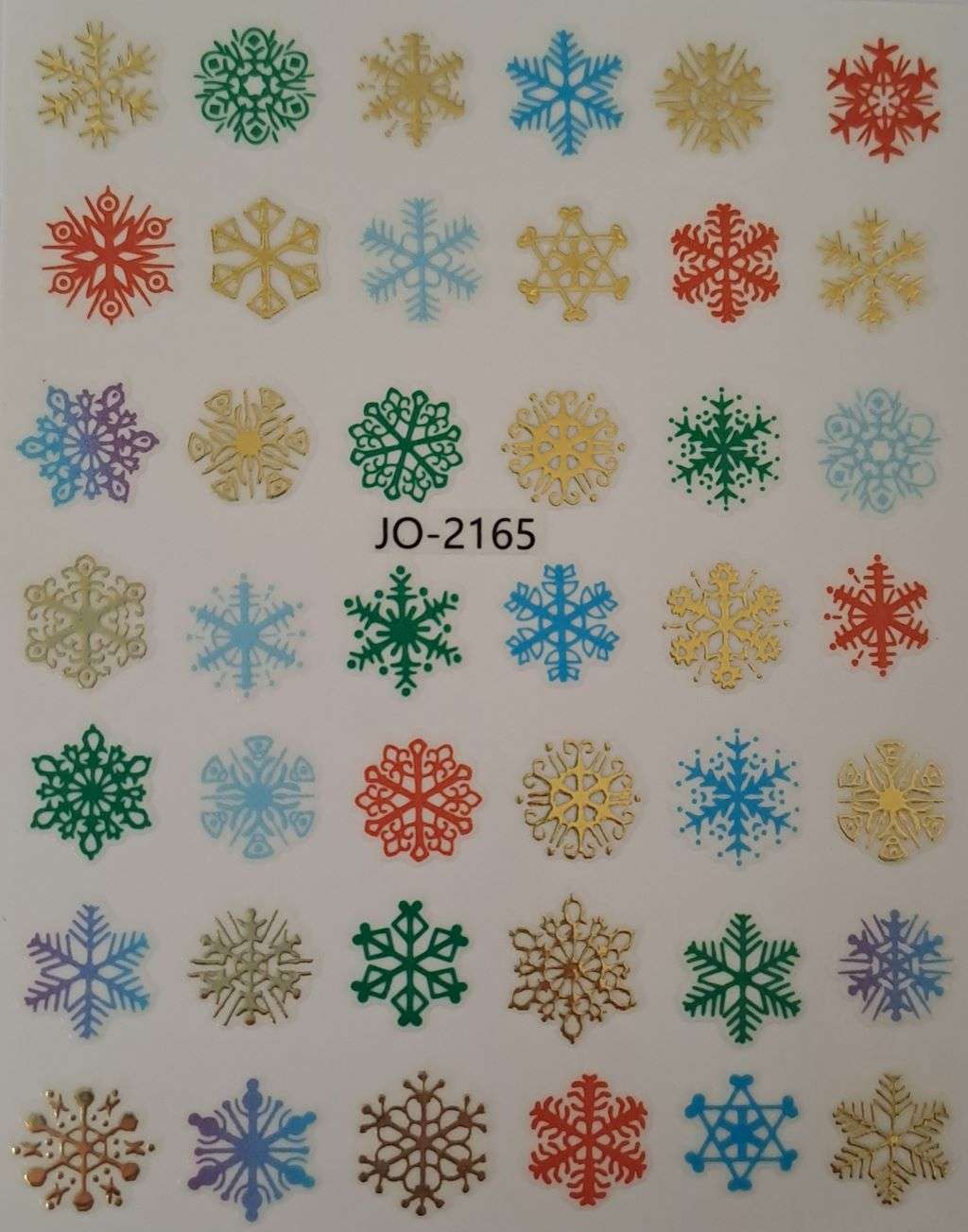 Christmas Nail Art Sticker JO-2165