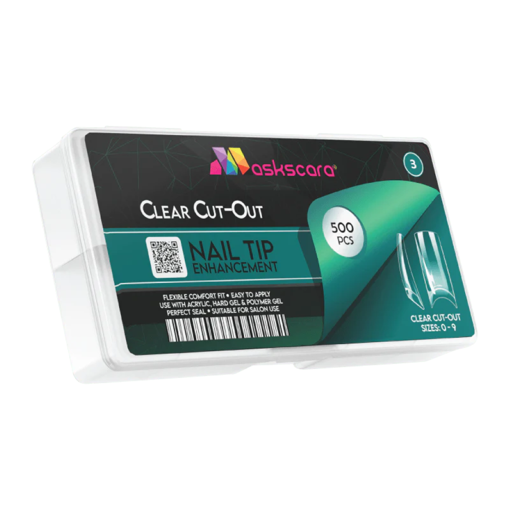 Clear Square -Cut Out Tips