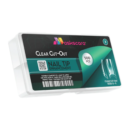 Clear Square -Cut Out Tips