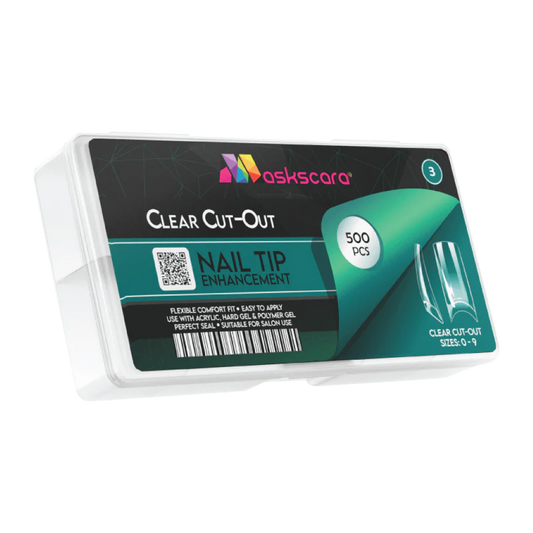 Clear Square -Cut Out Tips