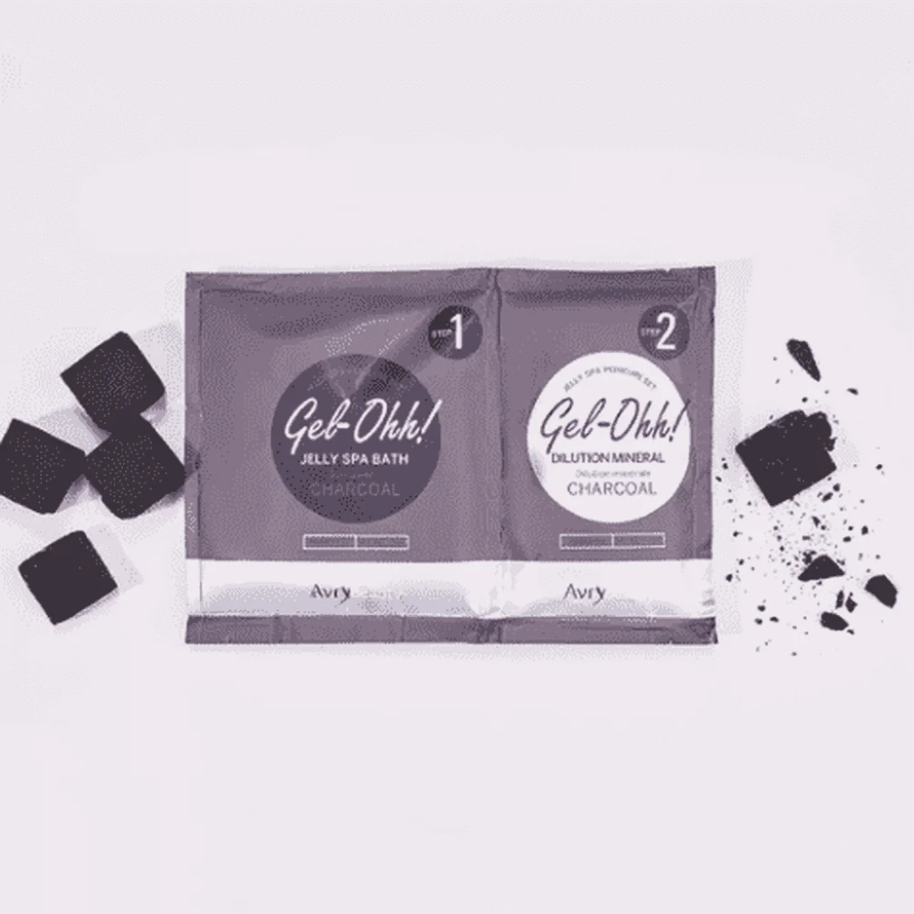 Charcoal -Avry Beauty Gel-Ohh Jelly Spa Pedi Bath