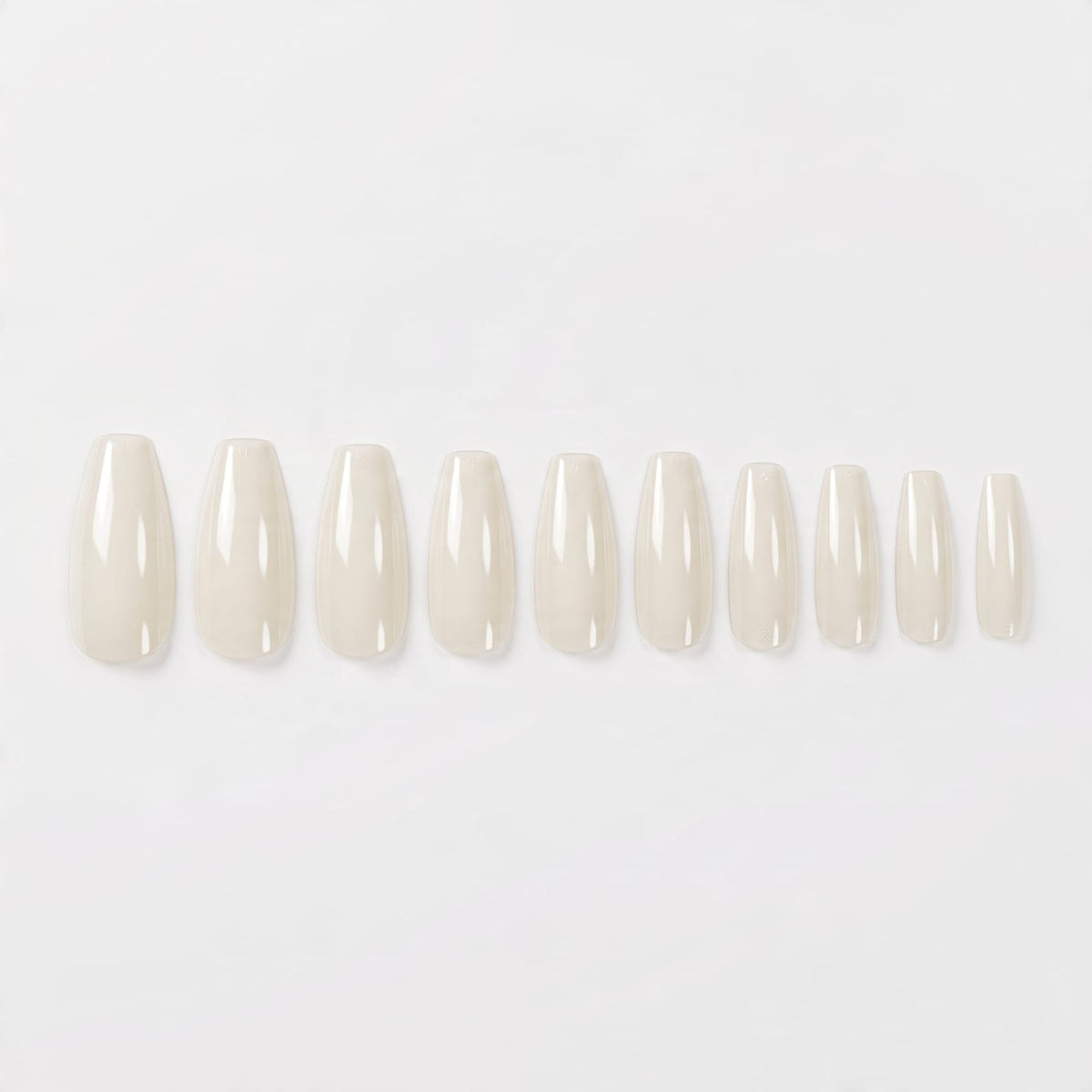 Full Cover Tips Coffin Medium 100’s