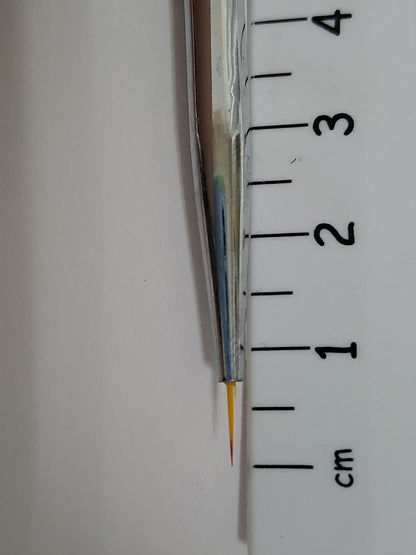 Colourful Dots on Black Line Brush