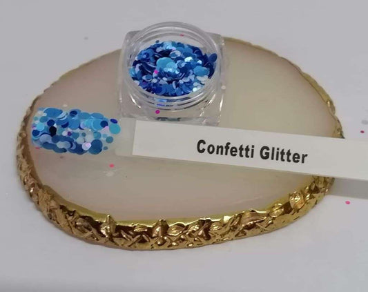 Confetti Glitter (Blue,White)