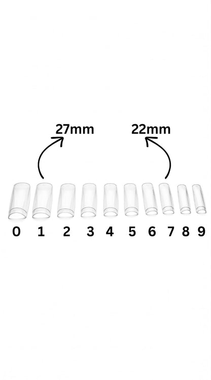 Tips Cut Out Clear 100’s