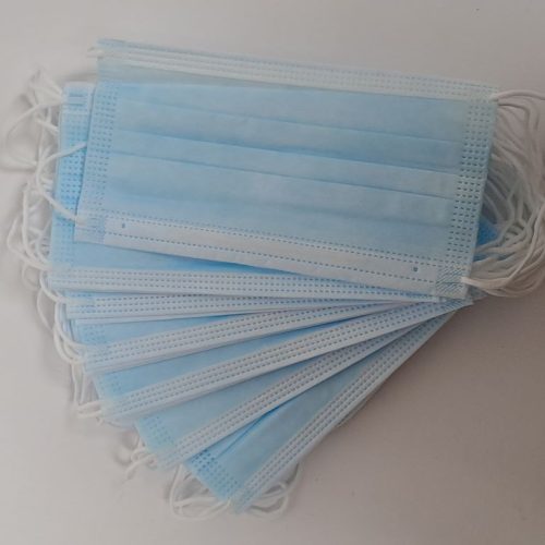 Face Mask 3 Ply Blue 50 pcs