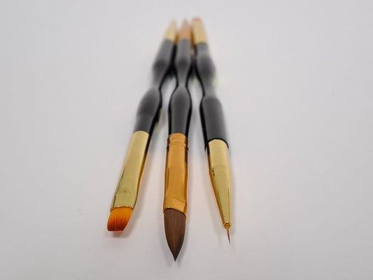 Double Black & Gold Brush