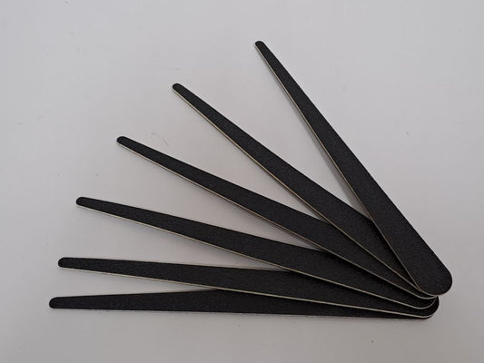 Thin Teardrop Nail File Black 100/180