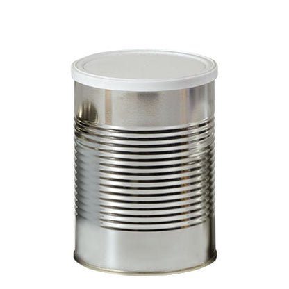 Empty Wax Tin Silver 800g