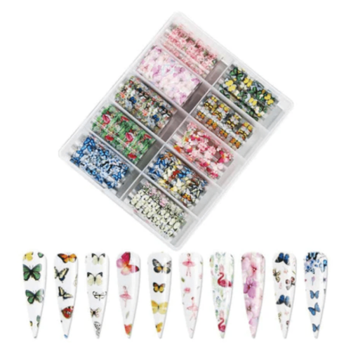 Butterflies & Flamingos - Foil Case