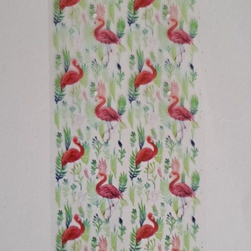 Foil Strip Flamingos In The Wild