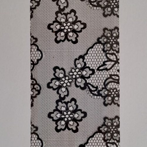 Foil Strip Flower Me In Lace