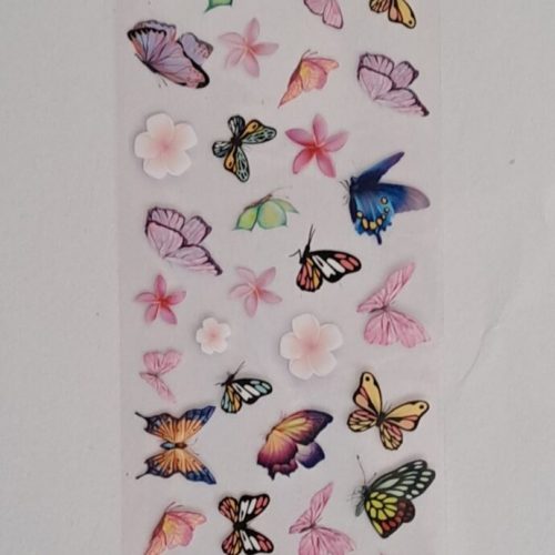 Foil Strip Hawaiin Flower And Pastels