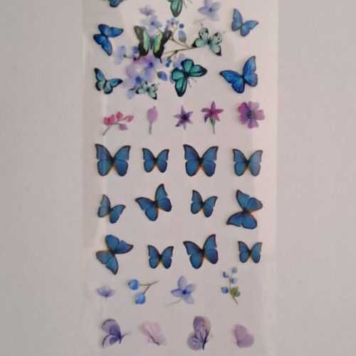 Foil Strip No Feeling Blue, Just Butterflies