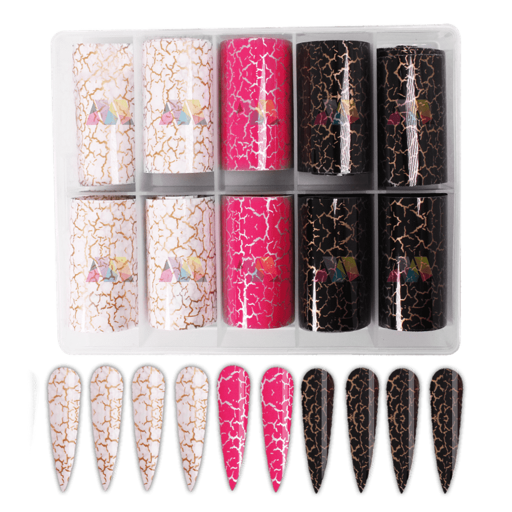 Foil Case Marble Effect