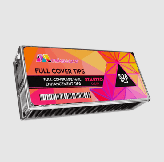 Stiletto Full Cover Tips 504’s- Clear