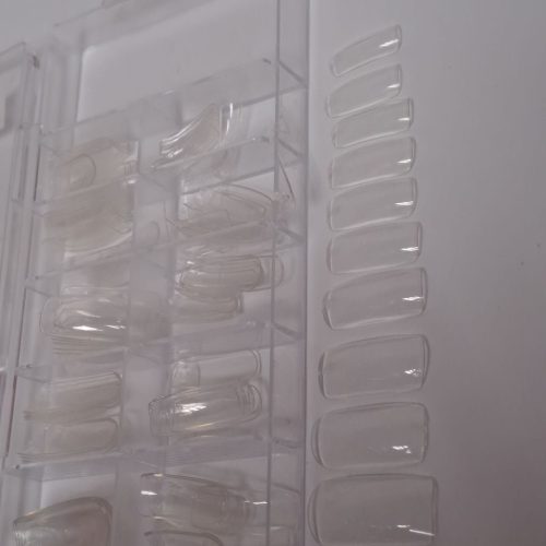 Full Cover Square Clear Tips 100’s