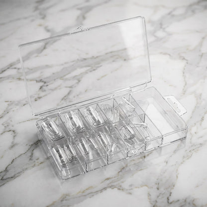 Full Cover Tips Square Medium 100’s Clear