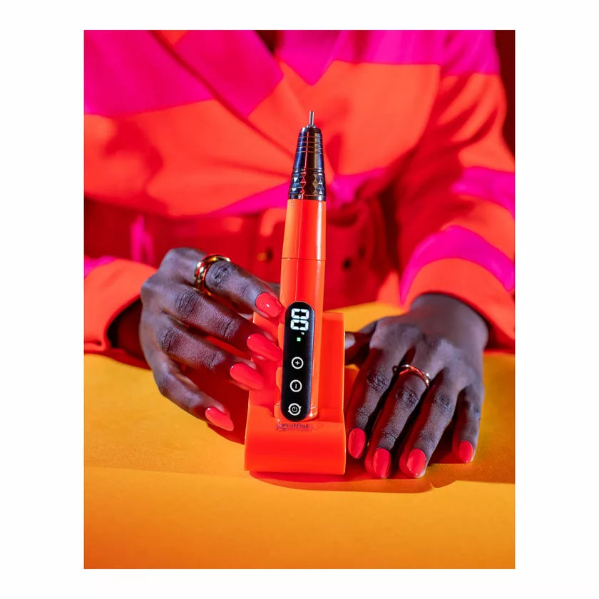 Gelish- Go File Wireless Neon Orange