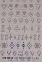Waterart Slider Geometric Patterns Silver F230