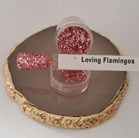 Glitter Loving Flamingos 2.0