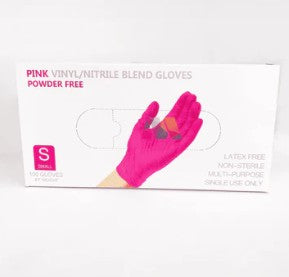 Pink Small - Nitrile Gloves