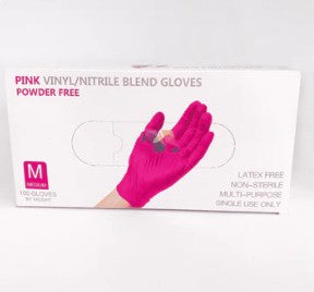 Pink Medium - Nitrile Gloves