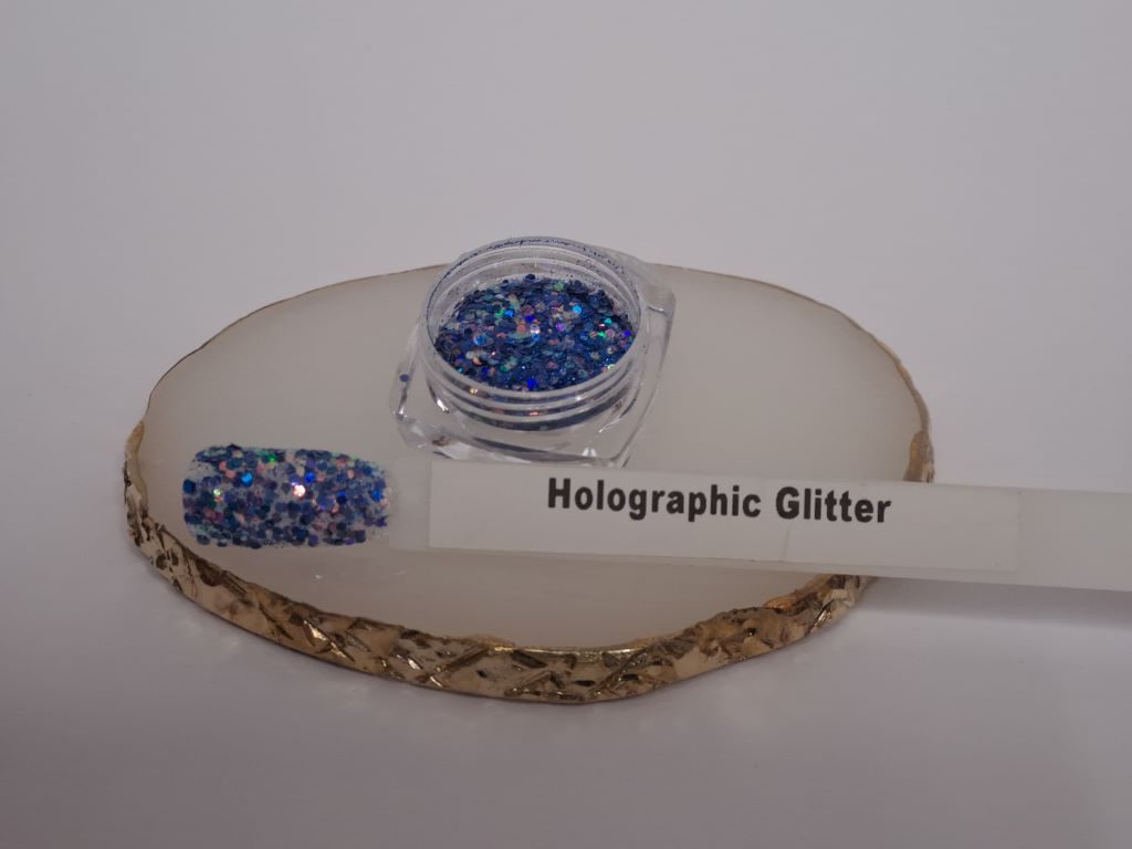Holographic Glitter Dark Blue