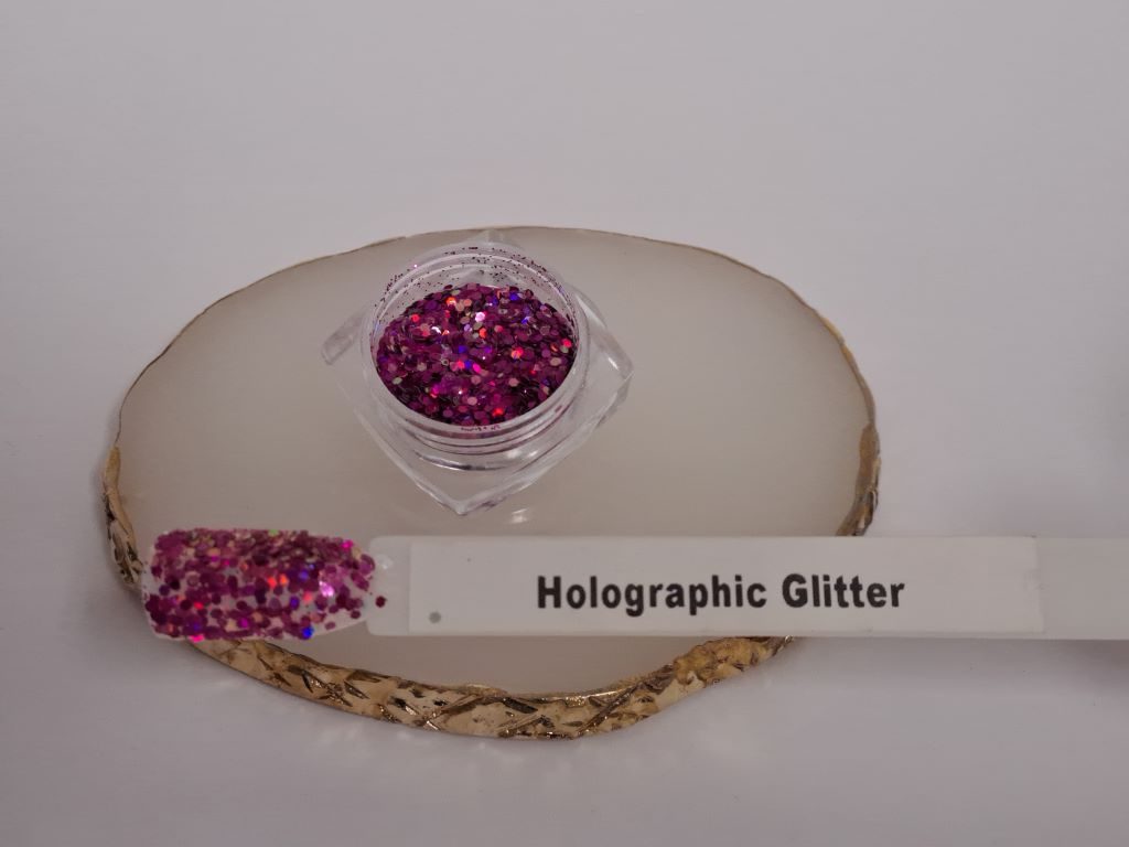 Holographic Glitter Dark Purple