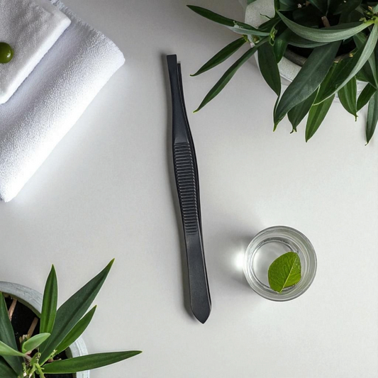 Spa Life Crab Tip Tweezer Black