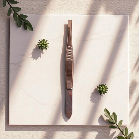 Spa Life Crab Tip Tweezer Rose Gold