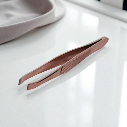 Spa Life Crab Tip Tweezer Rose Gold