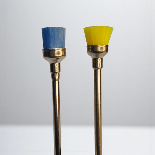 #94 Dusting Brush Yellow/Blue Drill Bit