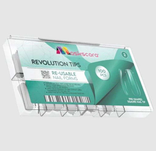 Square Shape- Dual Form Revolution Nail Tips