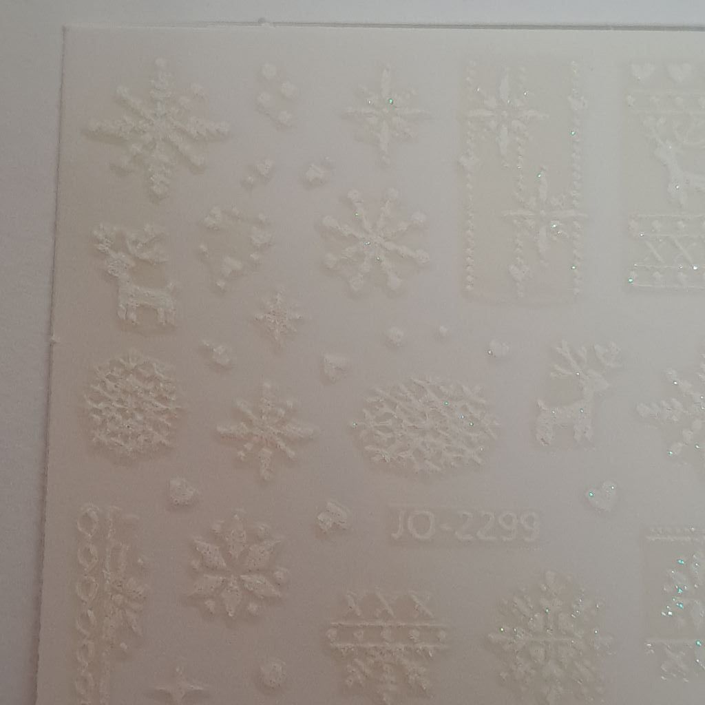 Christmas Nail Art Sticker JO-2299