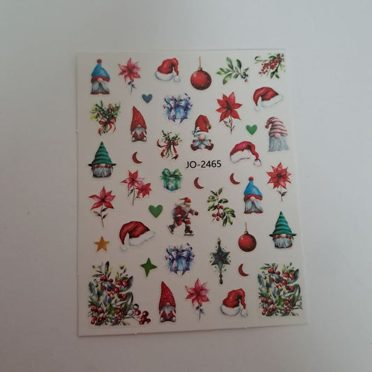 Christmas Nail Art Sticker JO-2465