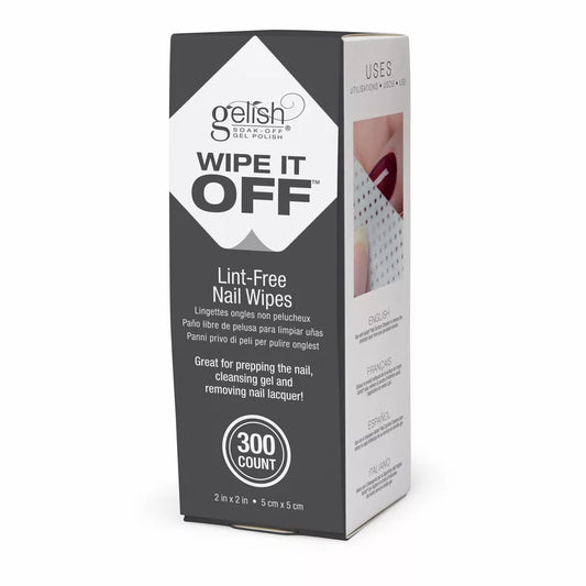 Gelish- Wipe It Off Lint-Free Nail Wipes (300 pc)