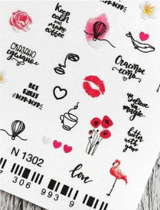 Waterart Slider Love & Happines-N1302