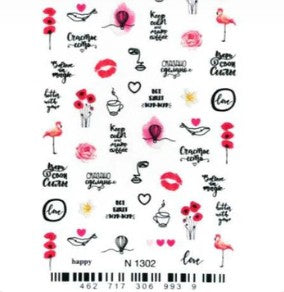 Waterart Slider Love & Happines-N1302