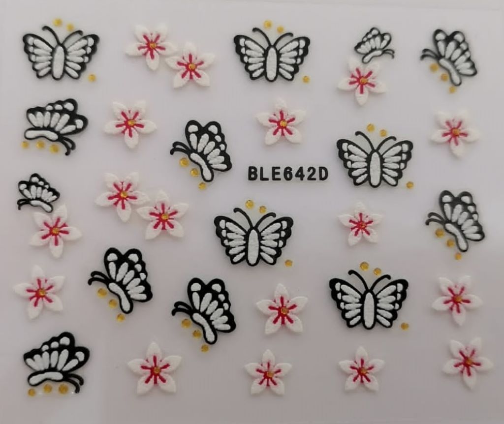 Nail Art Sticker Butterfly Away With Me